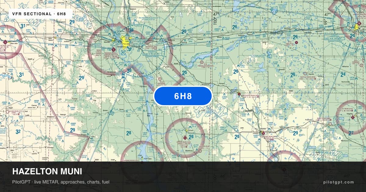 6H8 Hazelton Muni Airport