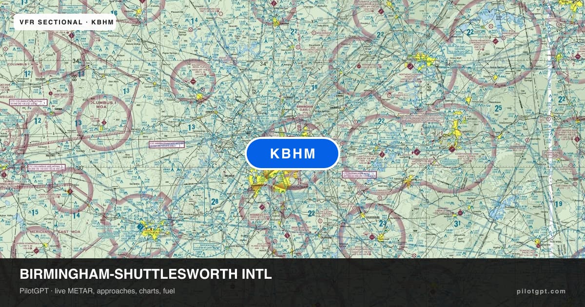 KBHM Birmingham-Shuttlesworth Intl Airport