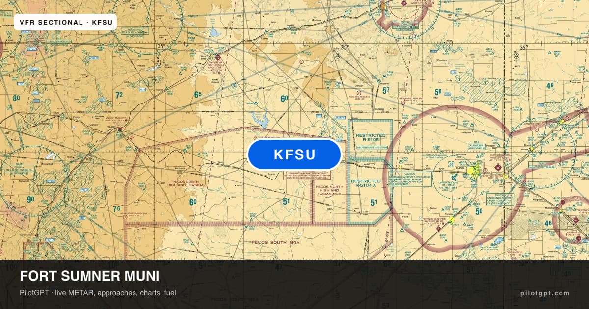 KFSU Fort Sumner Muni Airport
