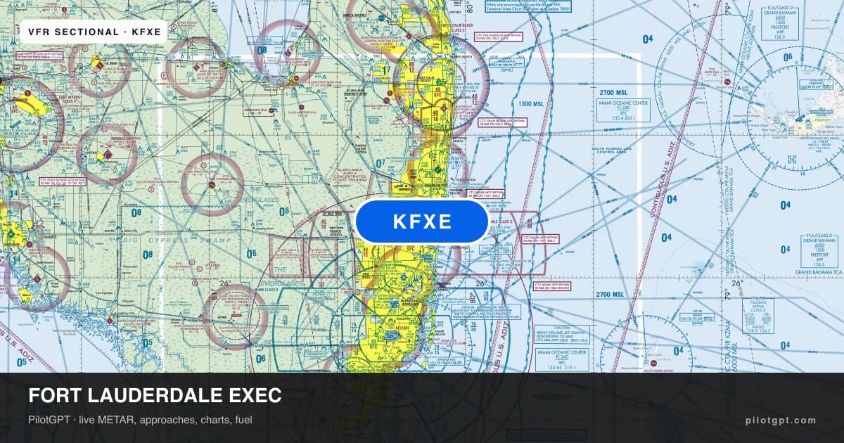 Kfxe Layout KFXE Fort Lauderdale Exec Airport
