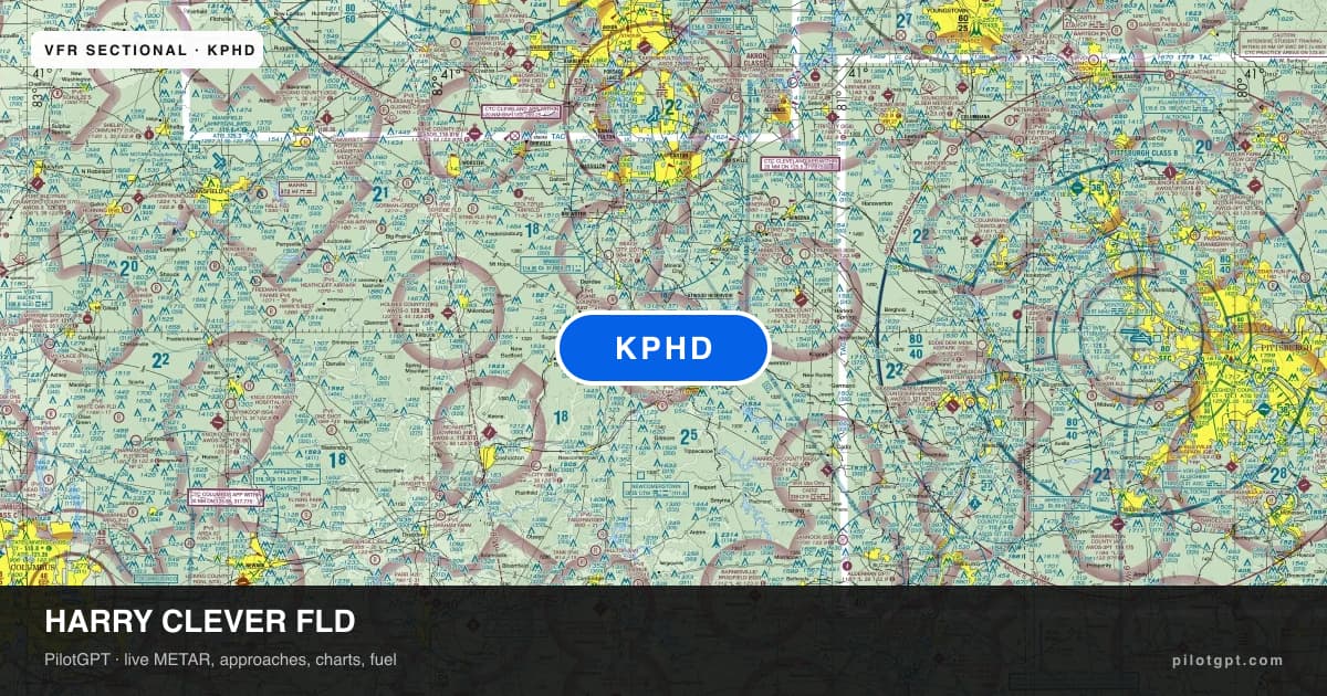 KPHD Harry Clever Fld Airport Guide