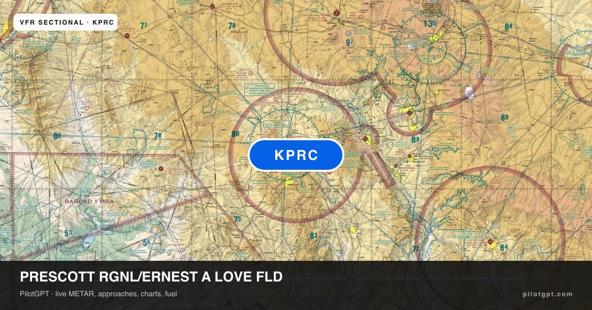 KPRC Prescott Rgnl / Ernest A Love Fld