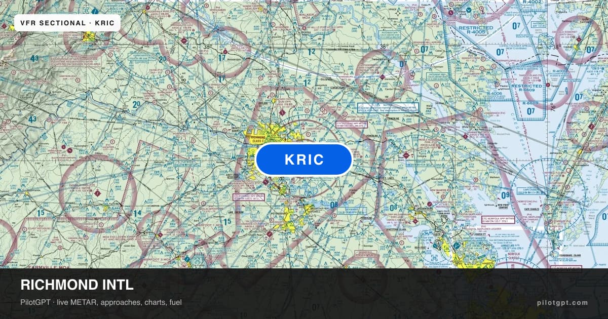 Kric KRIC Richmond Intl Airport Guide