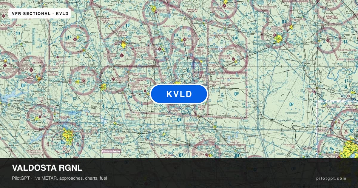 Kvld KVLD Valdosta Rgnl Airport Guide