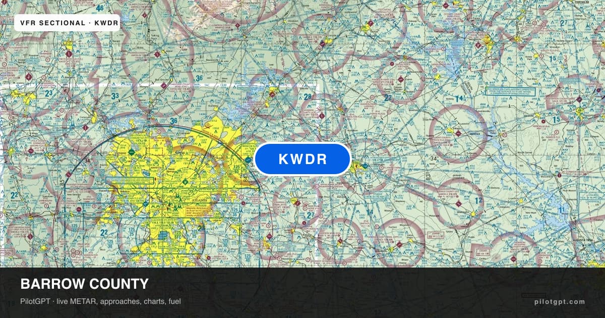 KWDR Barrow County Airport