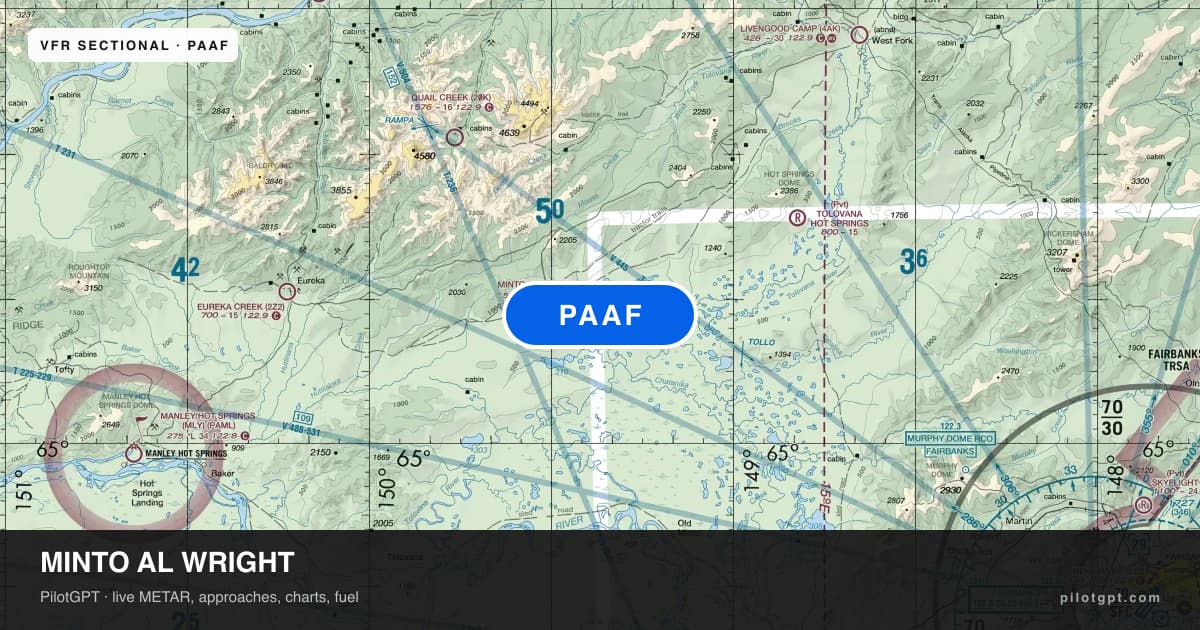 Paaf PAAF Minto Al Wright Airport